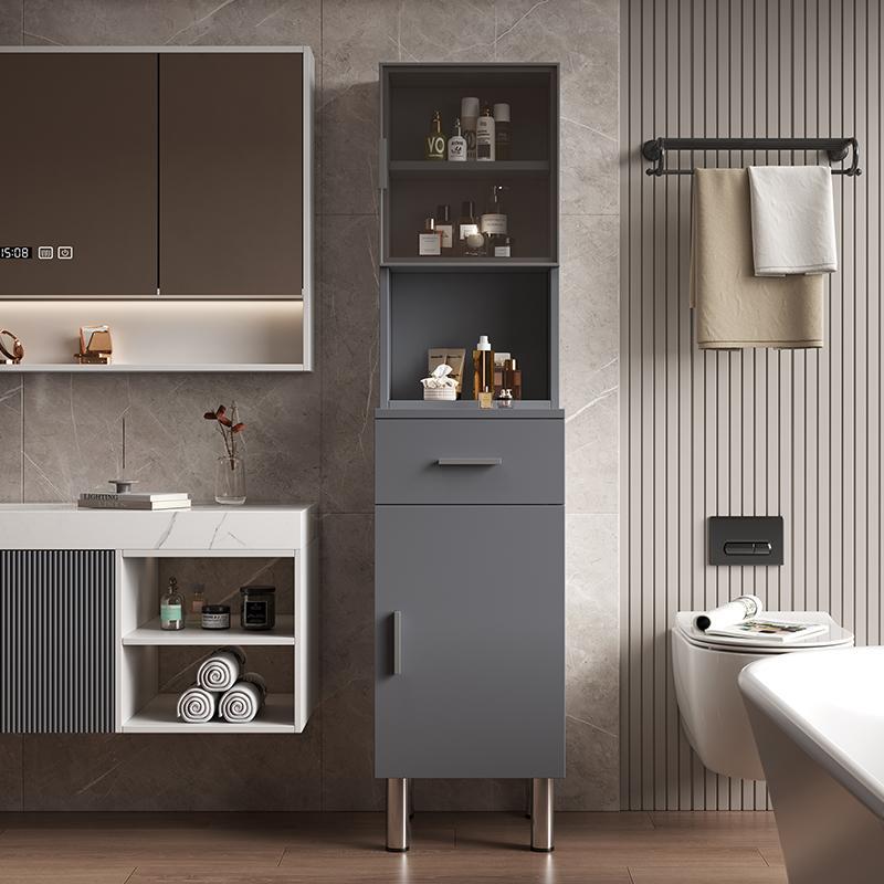 Bathroom side cabinet, toilet, honeycomb aluminum toilet, standing cabinet storage, floor standing side cabinet storage, living room minimalist storage cabinet