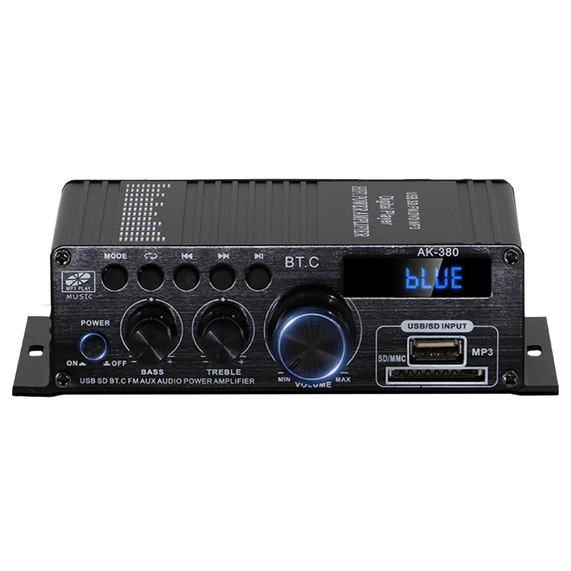 Автомобильный HiFi усилитель AK-380 с Bluetooth