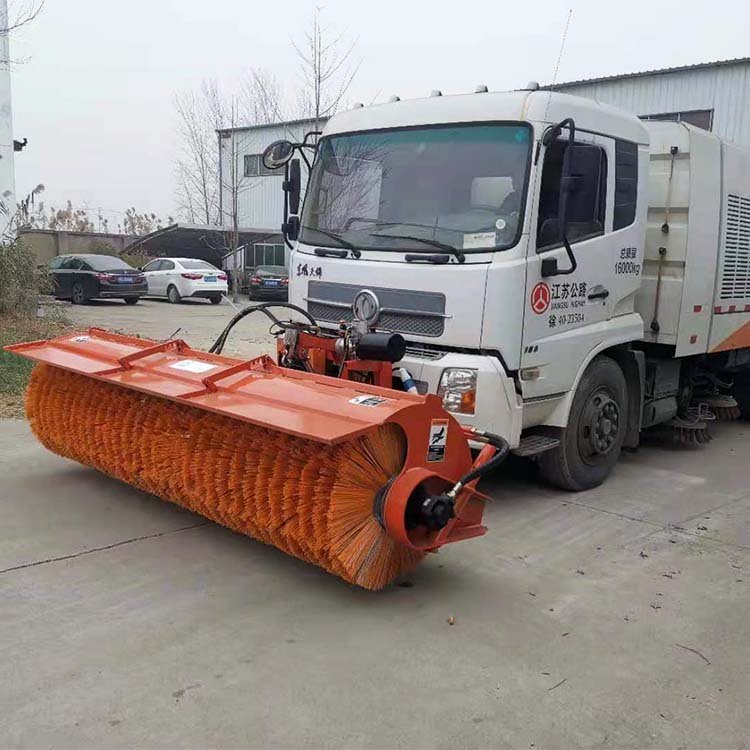 Hengwo Forklift Snow Sweeper New and Old Forklifts Equipped with Snow Brush Road Sweeper Snow Cleaning Machine Rolling Snow Brush