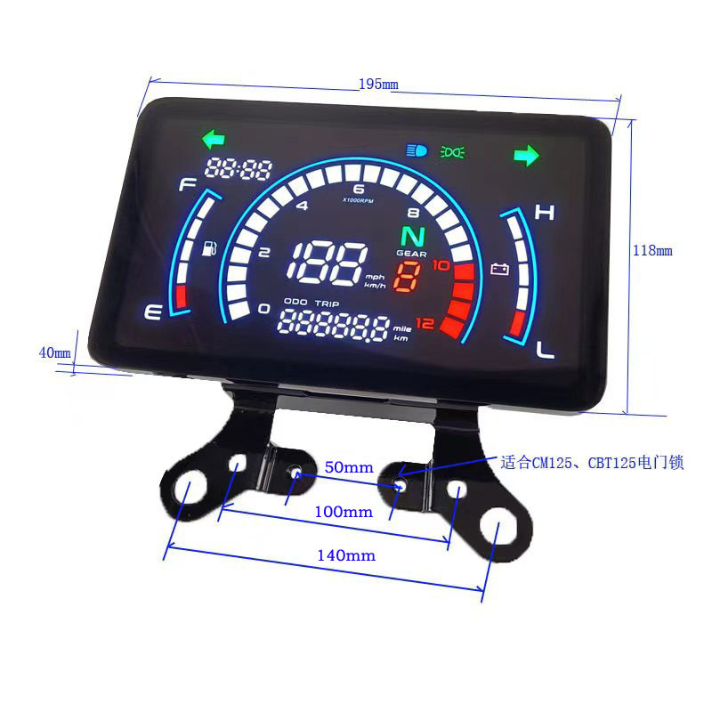 Workman Motorcycle Ventoryder150 190 цифровой инструмент CM150vento Xpress Code