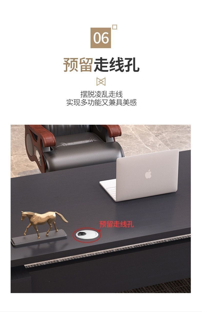 Office Desk Simple Modern Manager Single Desk Office Desk Large Class Desk President Supervisor Desk Combination Boss Desk