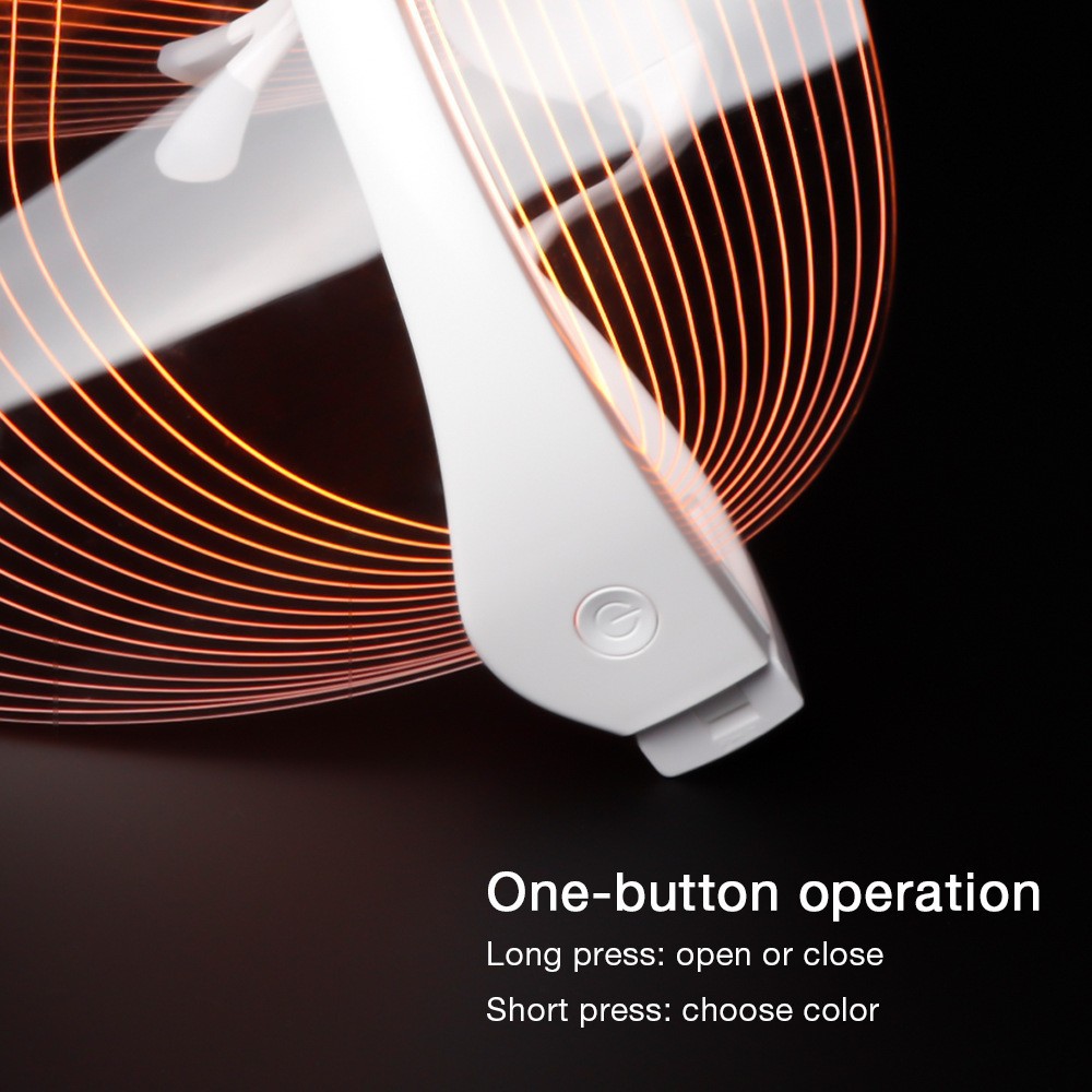LED-маска для фототерапии лица 7 цветов для омоложения кожи