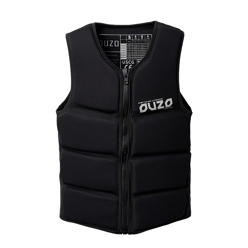 OUZO large buoyancy life jacket men's and women's life vests PVC adult drifting surfing buoyancy vest swimming vest