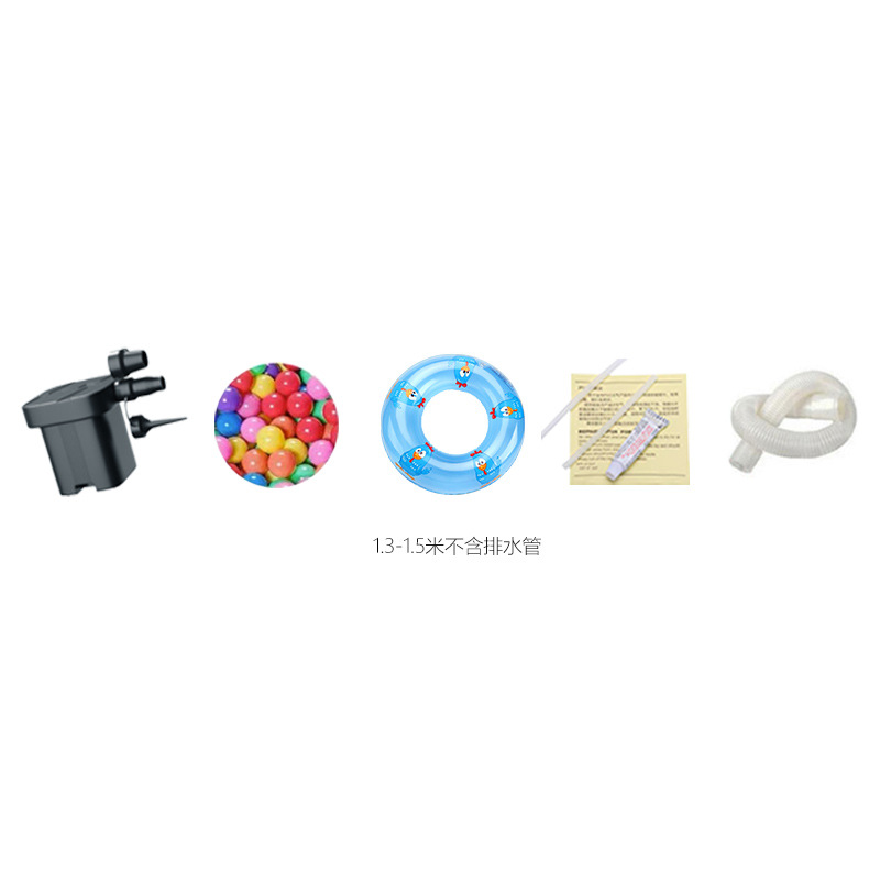Overseas inflatable swimming pool for home, outdoor, baby, children, family, adult, thick square play pool