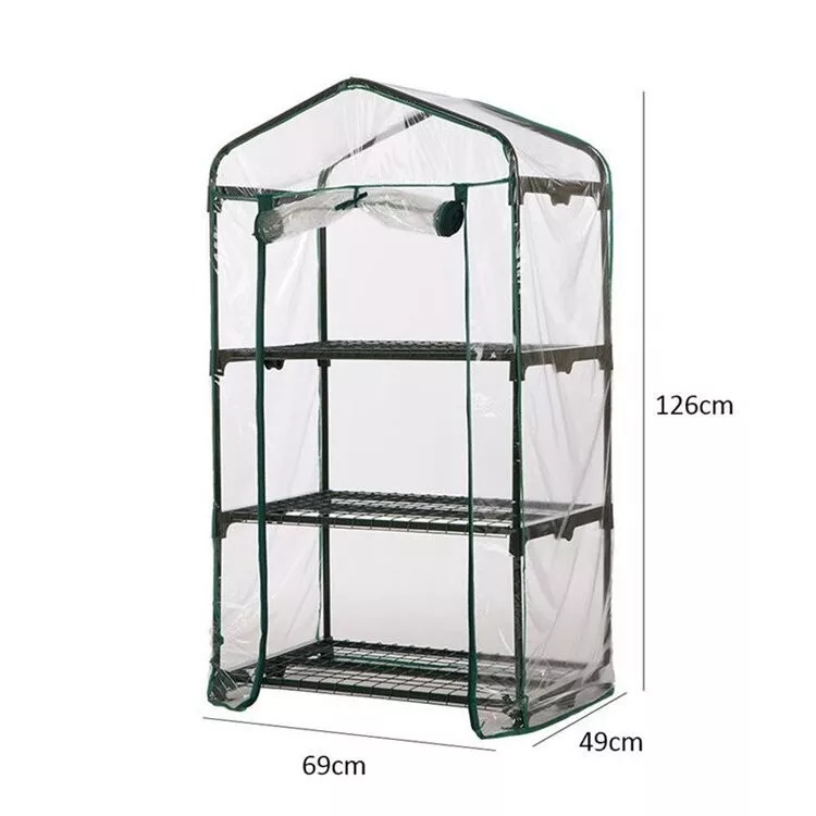 Wholesale Garden Warm Room PVC or PE Small Flower Room Cover Greenhouse Warm Sunshine Room Seedling Room Flower Frame Greenhouse