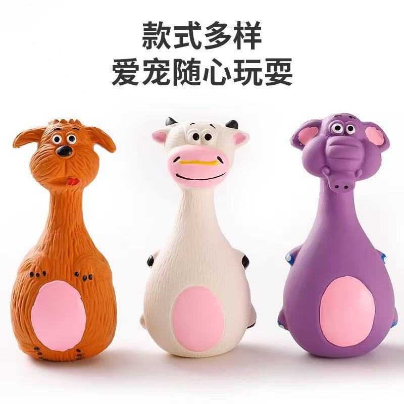 Dog Voice Latex Toys, мультяшные игрушки для щенков, инструменты для очистки зубов и удаление скуки, маленькая собака Corgi