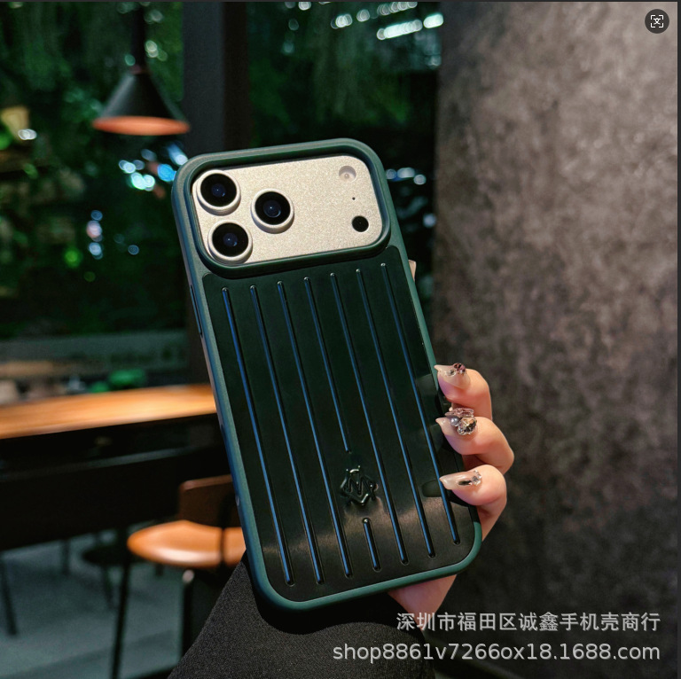 New aluminum alloy Apple/pink luggage case all inclusive, suitable for Apple iPhone 17/16/15/14 phone cases