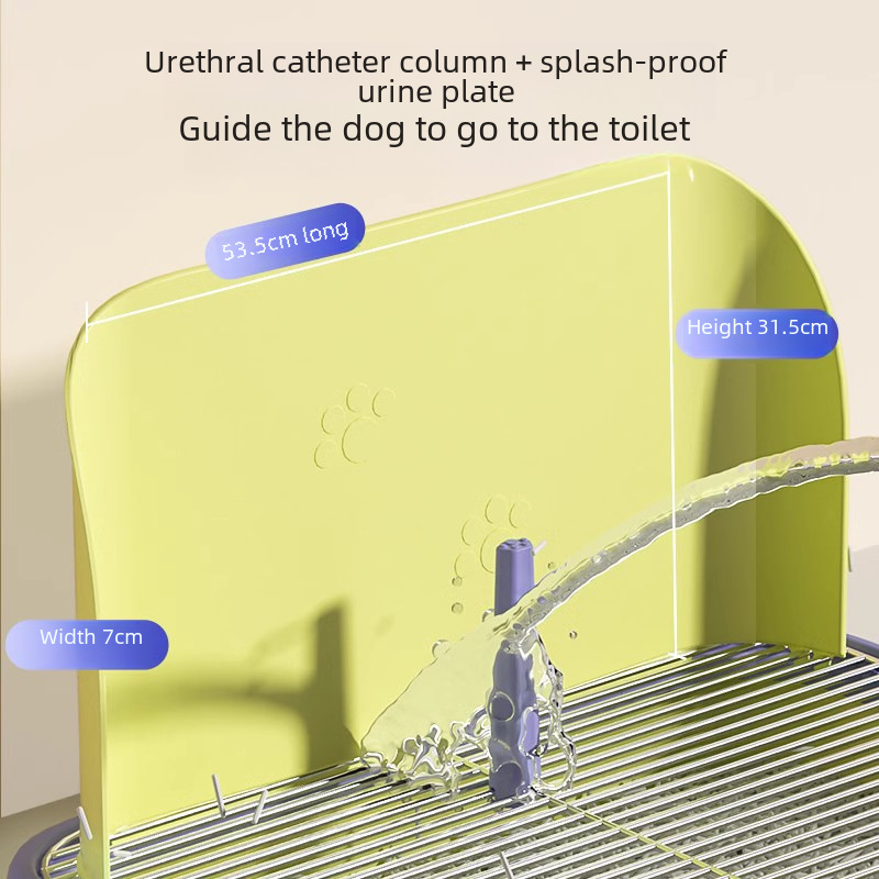 Pet Special Dog Teaddy Stool Stainless Steel Anti -Steppling on Shut Sand Pot Morne Pot Pot Mant Dog Supplies