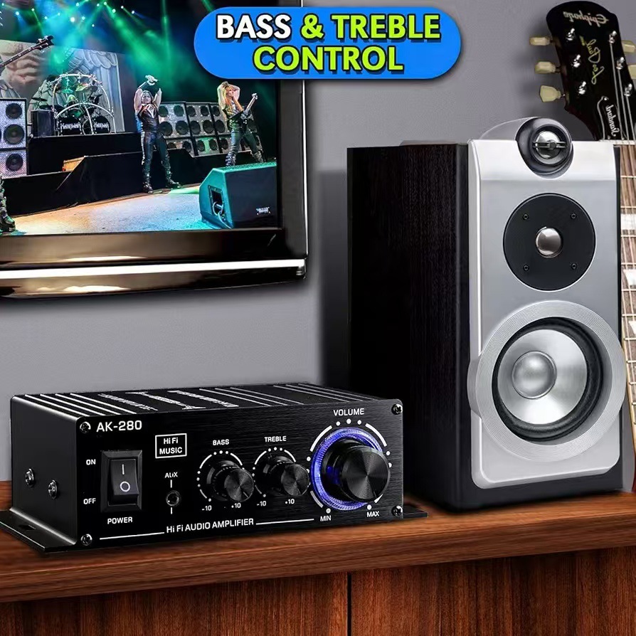 Hi-Fi Мини-усилитель мощности AK-280 12В