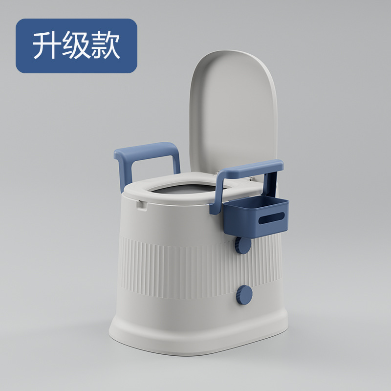 Indoor portable toilet for pregnant women, elderly people, toilet seat, bedroom toilet bucket, household elderly toilet seat, movable toilet