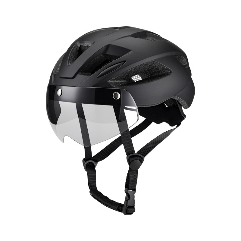 Bicycle riding helmet, detachable magnetic goggles, men's and women's mountain bike road bike safety helmet