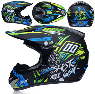 Car, motorcycle, rally off-road helmet, mountain bike, racing car, downhill full helmet, men's and women's all season summer gift three piece set