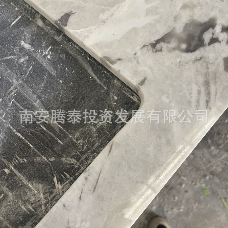 Customized natural Fanti white luxury stone washbasin countertop, marble countertop panel, stone, whole house customization