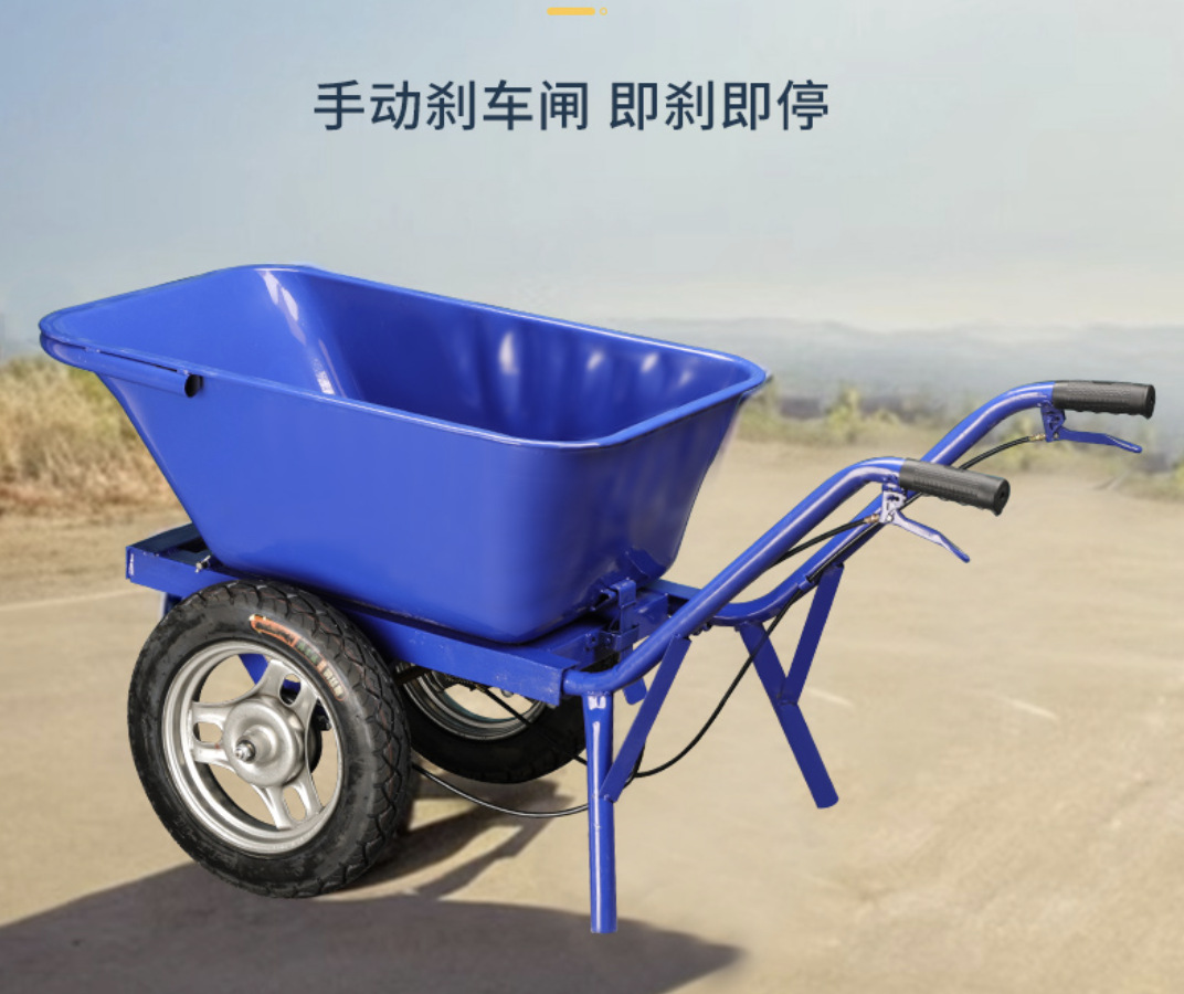 Double wheeled dump truck, household construction site, breeding farm, garden, soil and fertilizer handling truck, thickened double wheeled dump truck