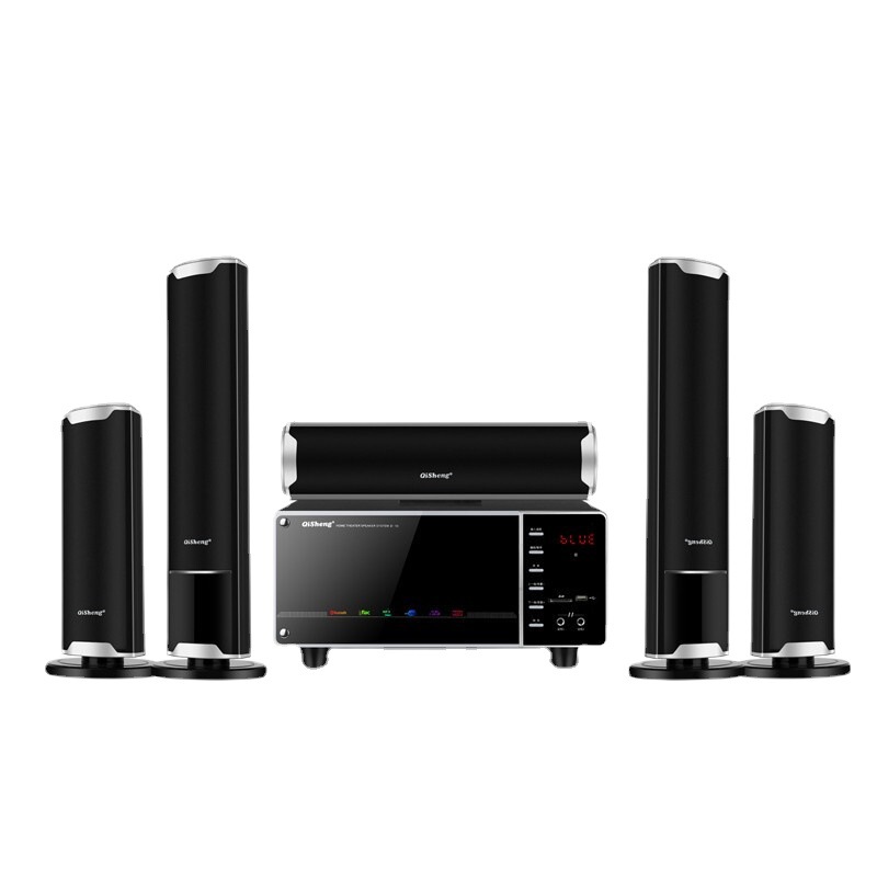 Домашний кинотеатр 5.1 QiSheng D10/2301/2302 с сабвуфером и микрофоном