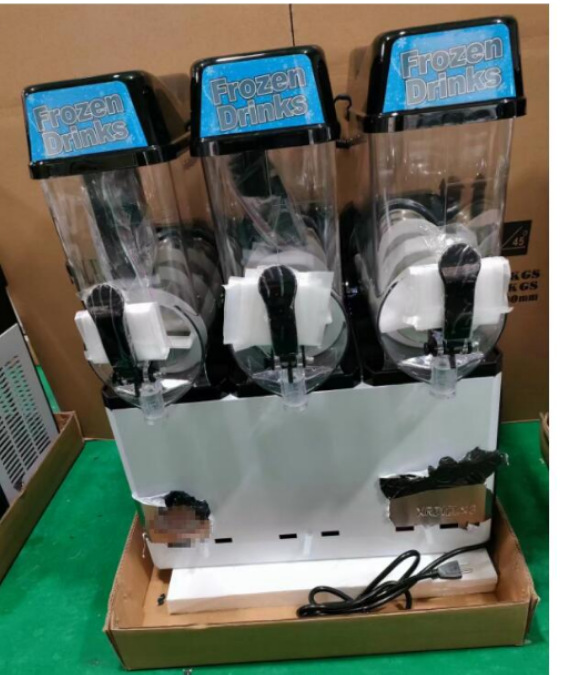 Hot selling self-service restaurant snow melting machine, fully automatic beverage machine, double cylinder and three cylinder snow mud machine, smoothie and juice cold drink machine