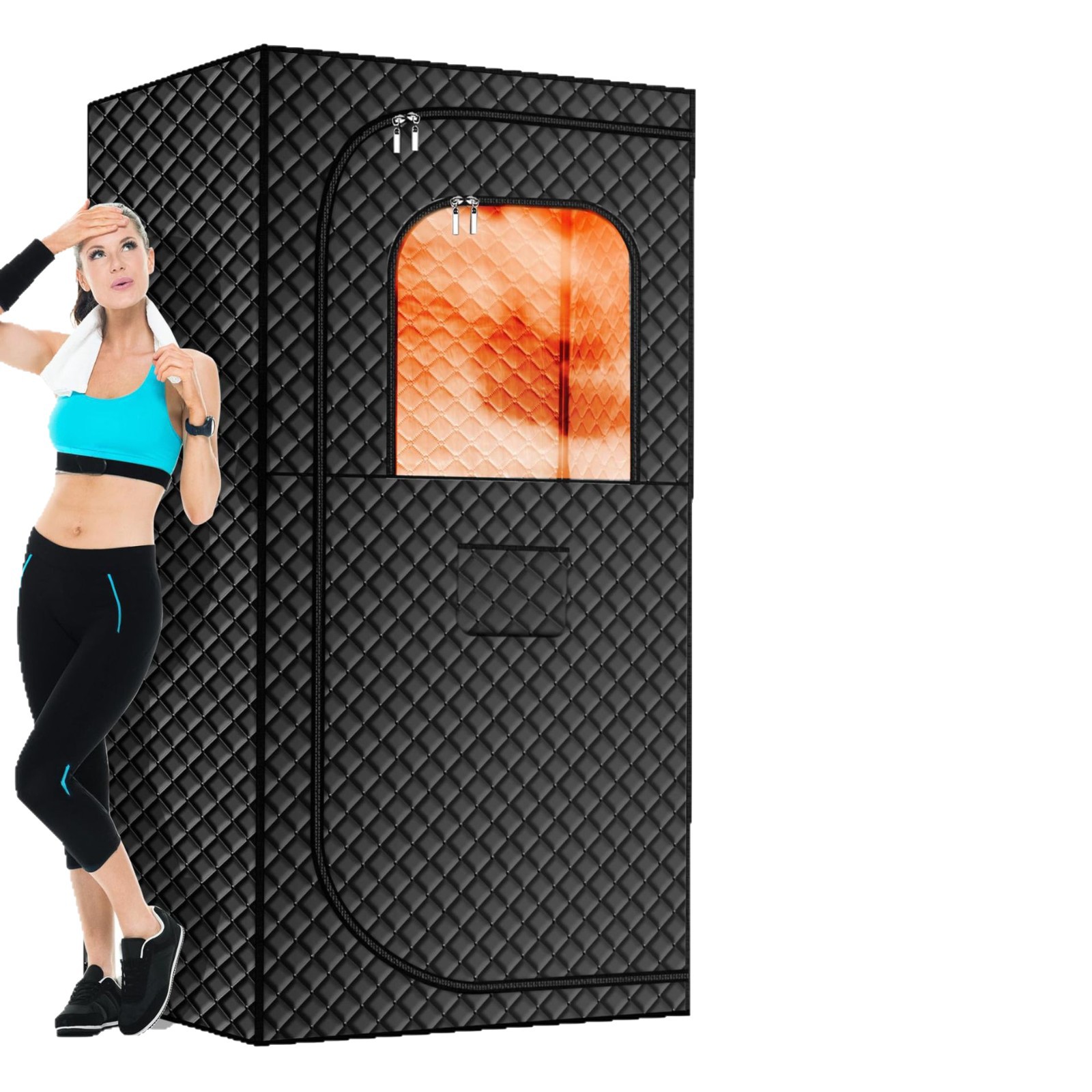Amazon North American Hot Sweat Steamer Box Cross border Home Full Body Sauna Box Folding Portable Sweat Steaming Room