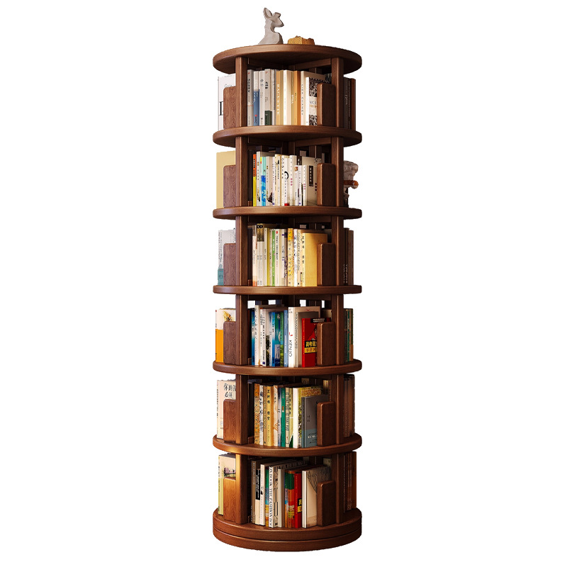 Вращающийся стеллаж для книг из массива дерева Mansfield CA105 CA61A