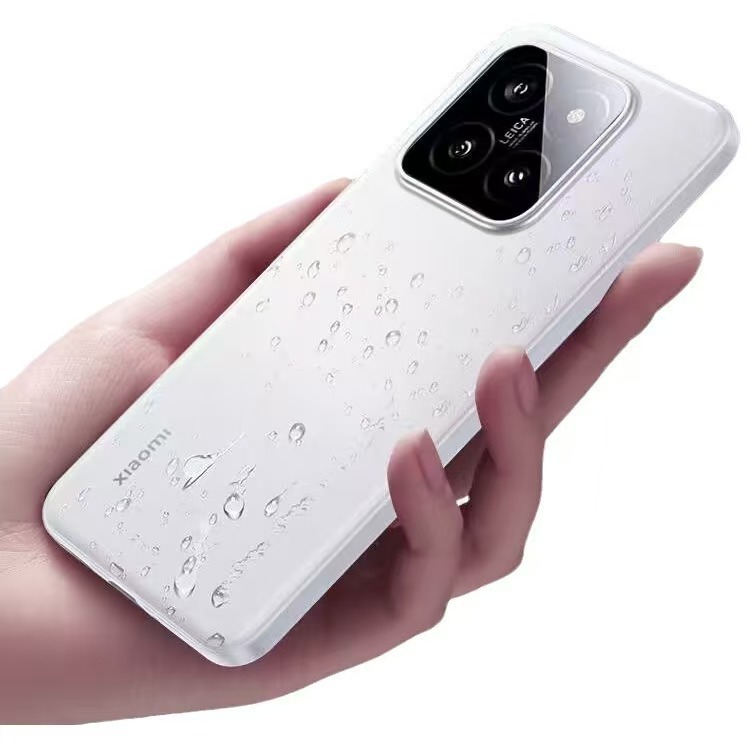 PP heat dissipation case suitable for Xiaomi 15Pro phone case, 14Pro simple 13 transparent TPU soft case, 13Pro ultra-thin 14