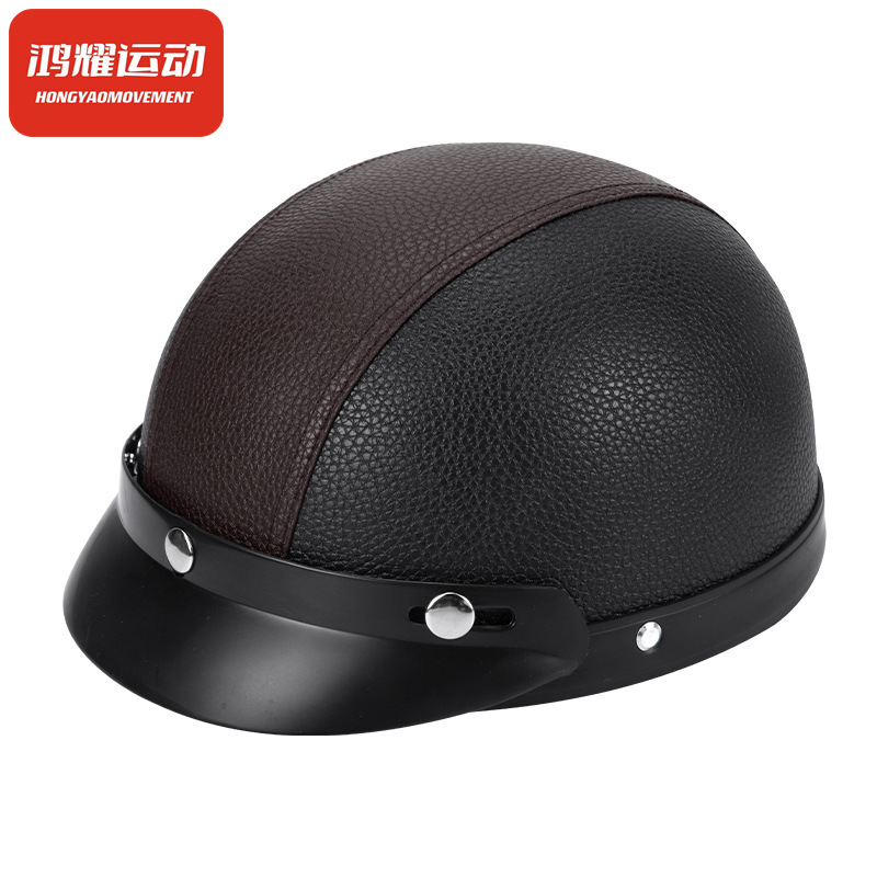 Half Helmet Summer Retro Lightweight Cycling Scoop Helmet Prince Bicycle Four Seasons Half Helmet Grey Breathable Men's and Women's Cycling Helmets