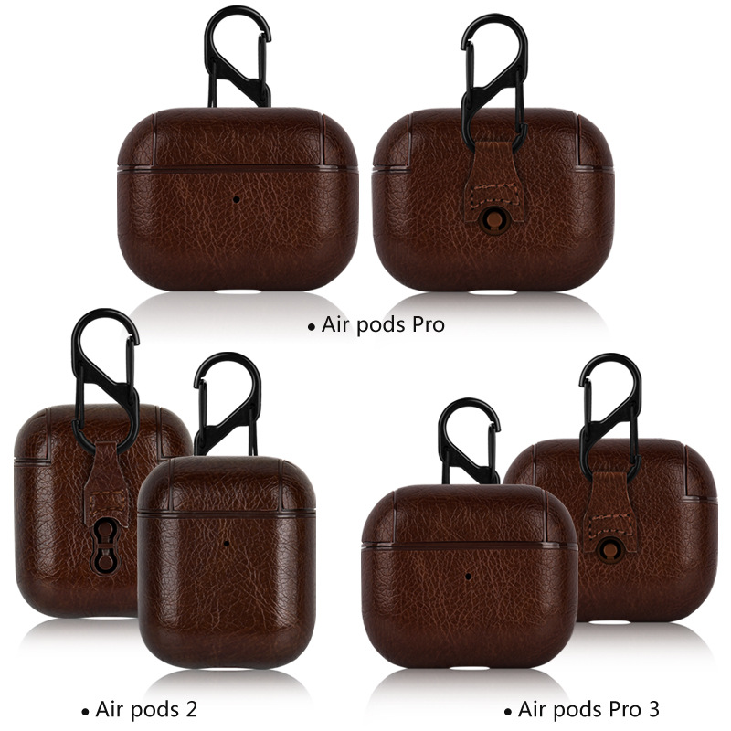 现货适用苹果Air pods432无线蓝牙耳机保护套Pro32贴皮款保护壳