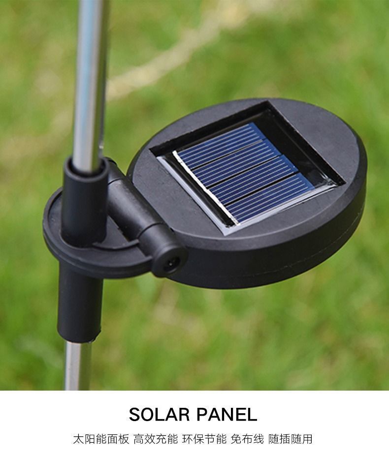LED solar courtyard lawn firefly light, solar ground plug waterproof light, garden landscape atmosphere decoration light