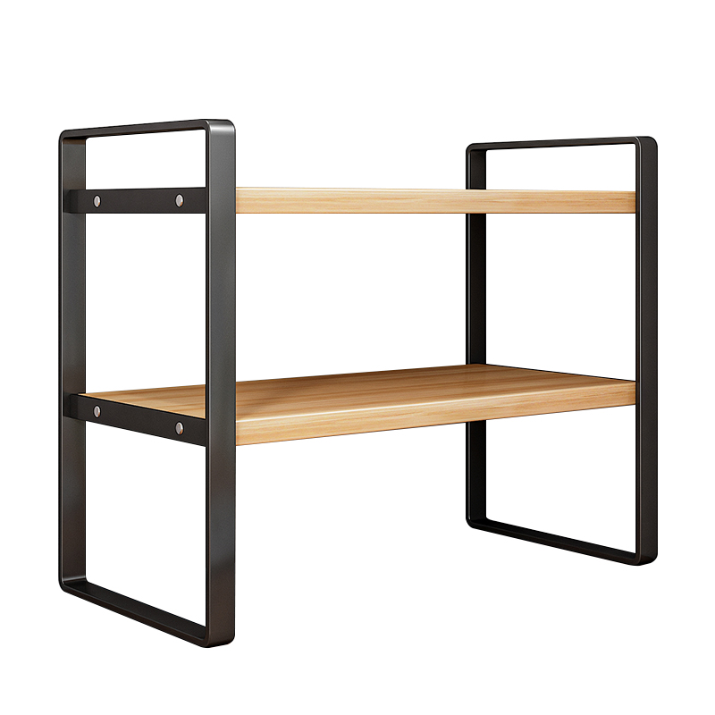 Desktop storage rack, multi-layer desk storage rack, office desk, layered rack, wrought iron student dormitory desk, small bookshelf on the table