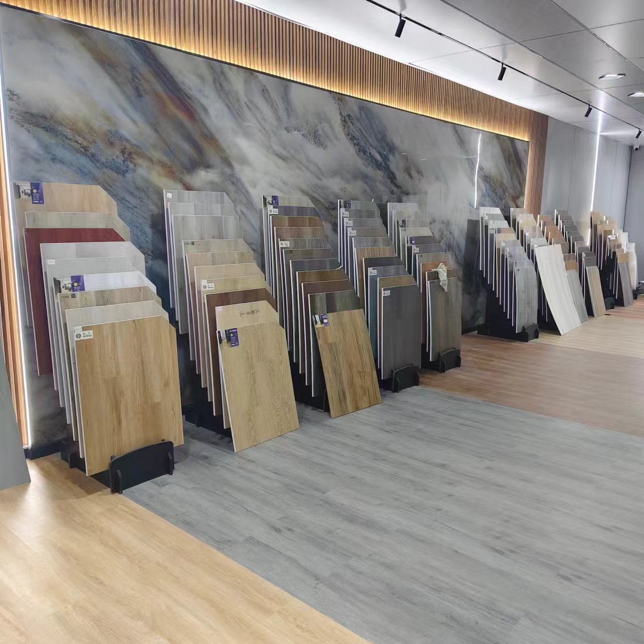 Поддержка на заказ House Spc Lock Stone Plastic Plooring, совершенно новое сырье для производства SPC Flooring