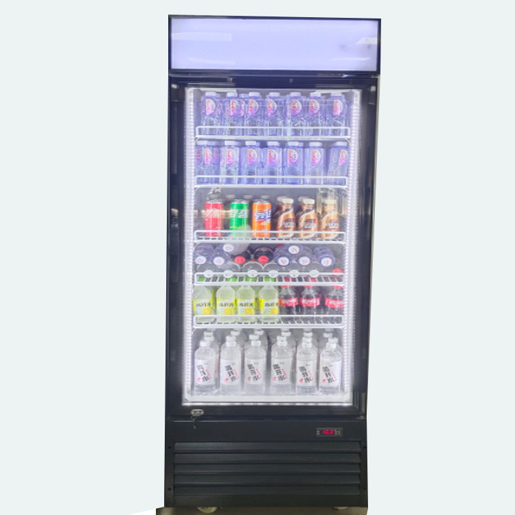 Vertical refrigerated cabinet, wholesale display of cold drinks, under cabinet unit, single door, double door, three door, 2-8 refrigerated foreign trade refrigerated cabinet