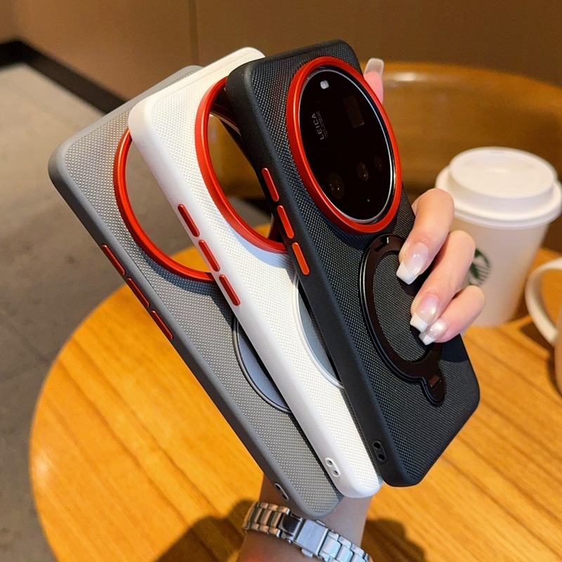 Suitable for Xiaomi 17 ultra phone case with stand 360 ° rotation Xiaomi 15 ultra magnetic case 14 ultra