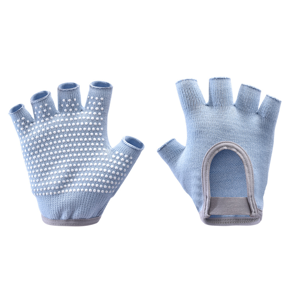 [Yoga Gloves B1] Half Finger Female Fitness Barbell Lifting Pot Equipment Cycling Road Bike Jumping Rope Badminton Cocoon Prevention