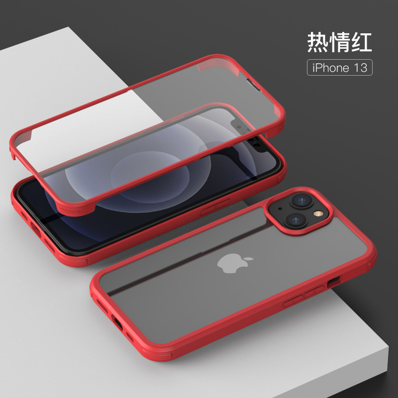 苹果16透明玻璃手机壳iphone新款手机15夏天14高级感pro防摔x