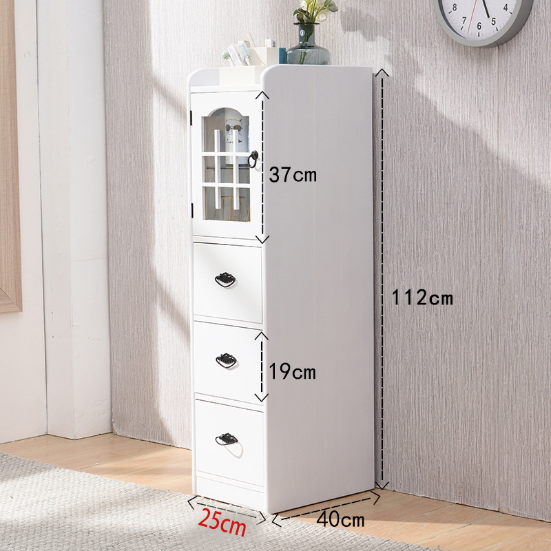 Bathroom side cabinet, floor standing cabinet, simple storage cabinet, living room storage cabinet, narrow cabinet, high cabinet, bathroom cabinet, toilet side cabinet