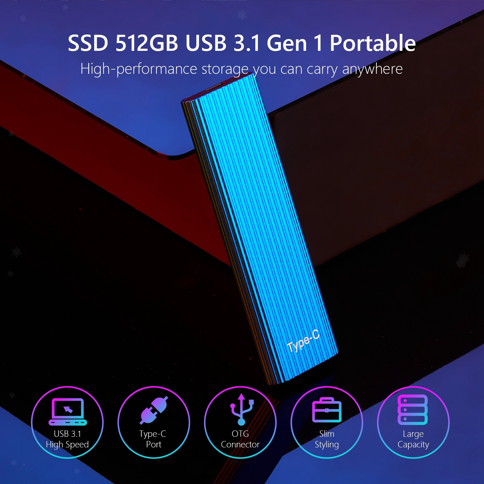 M1 Mini Ripple Mobile Solid State Drive SSD 8TB 16TB Portable Mobile Hard Drive Cross border Exclusive