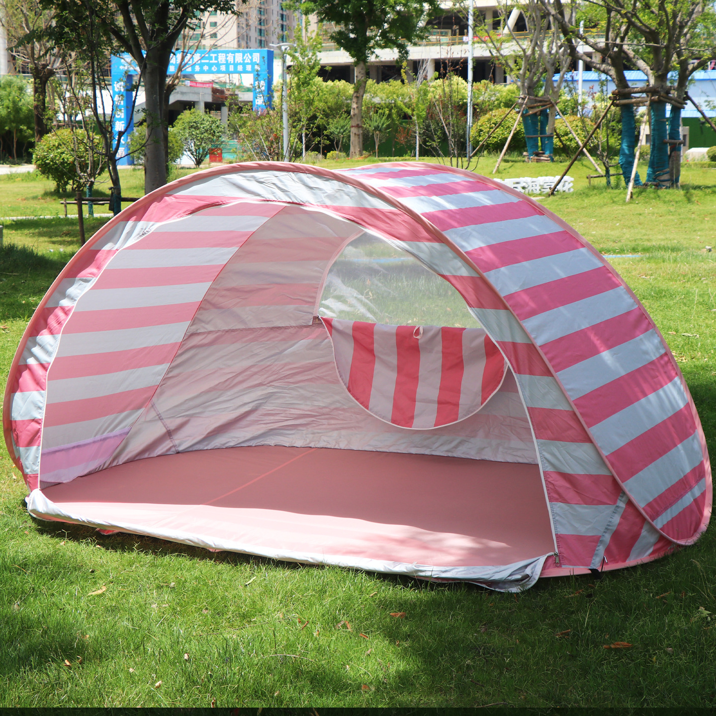 Internet celebrity tent, outdoor camping, folding, portable spring outing, summer sun protection, children's thick beach, seaside game house