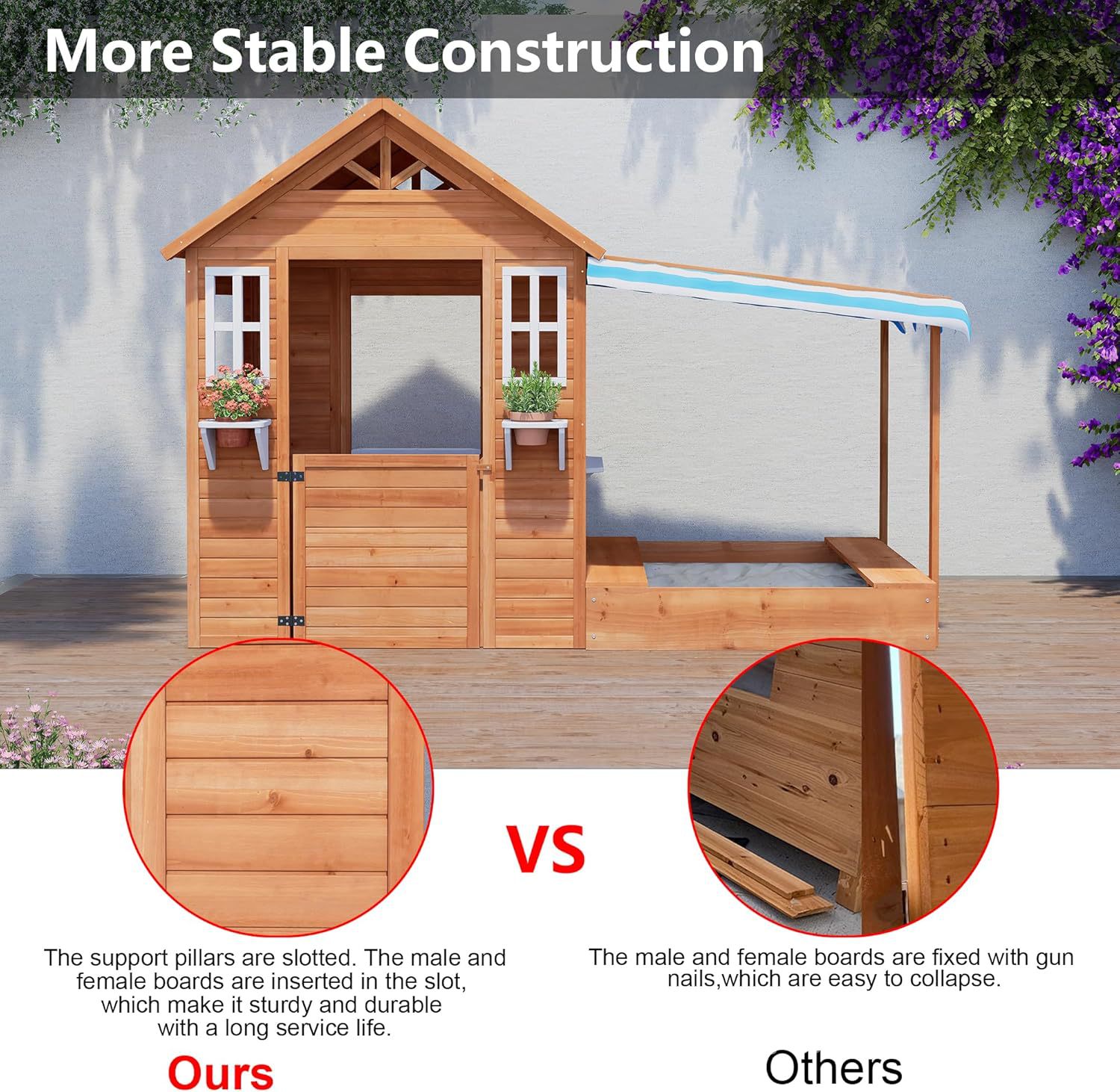 Outdoor children's toy house, game room, tool room, garden, outdoor treehouse, playhouse, mobile cabin, cross-border customization
