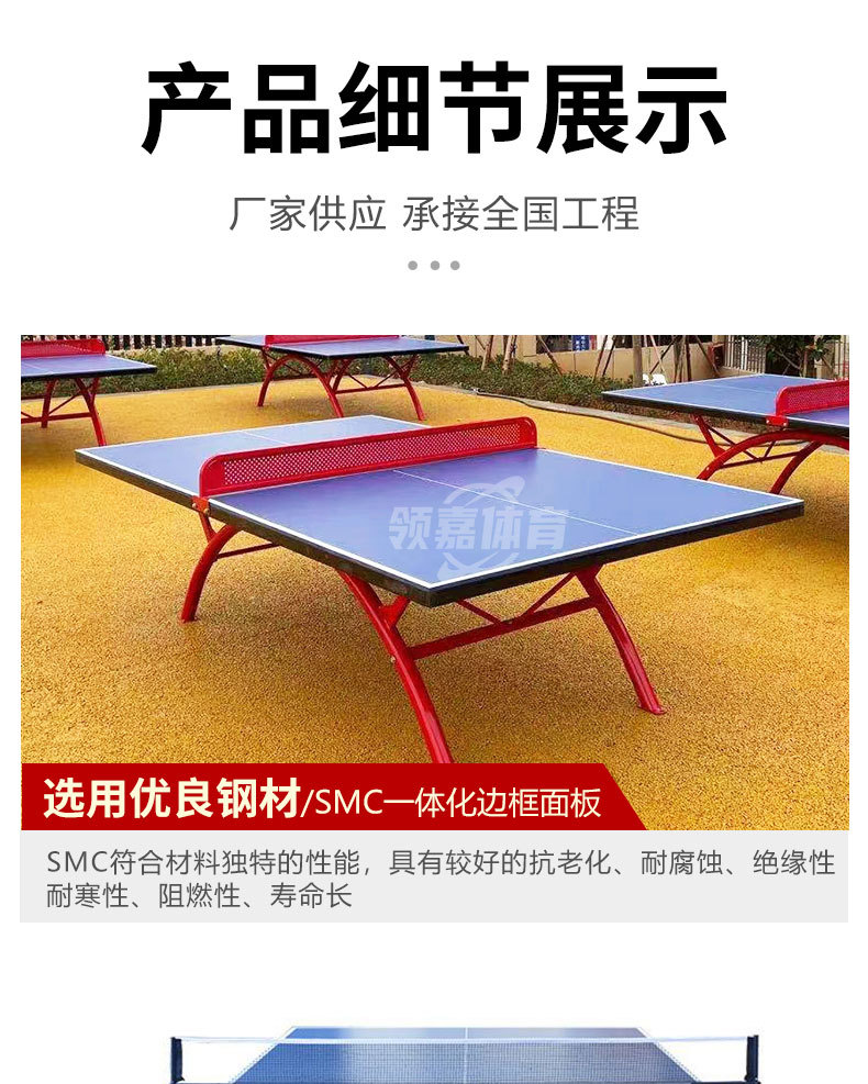 Стол для настольного тенниса Biao Sheng Park Square (уличный/зальный)