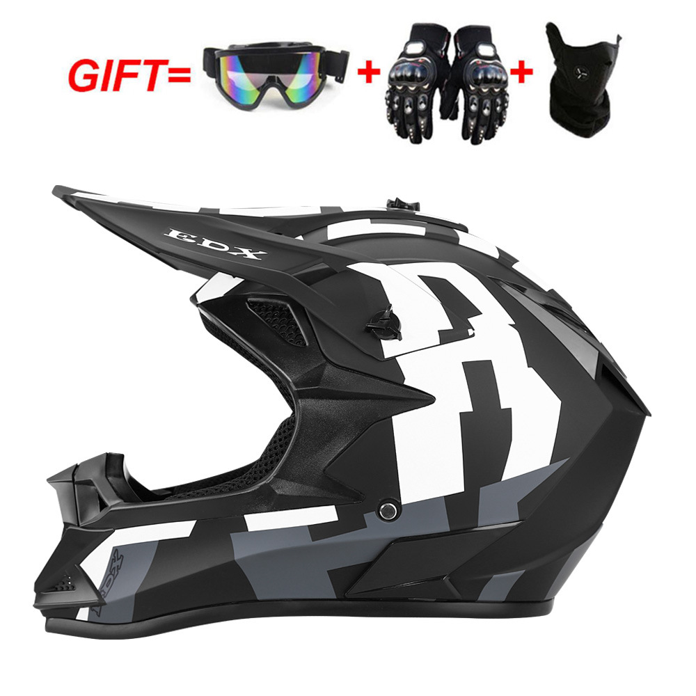 Off road bicycle riding helmet men's and women's rally helmet large ATV racing breathable off-road helmet DOT