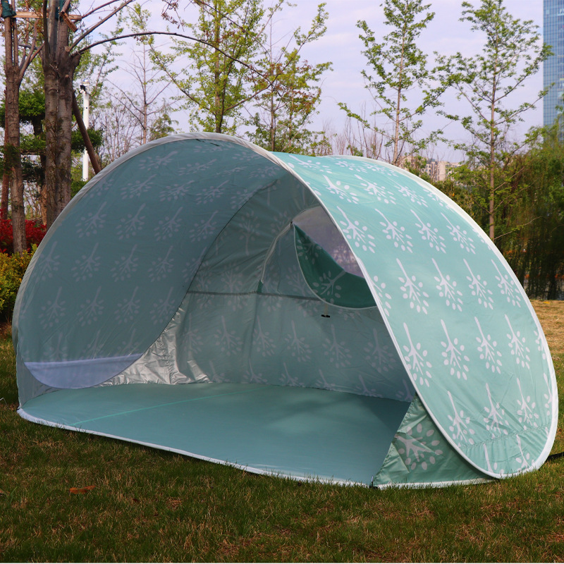 Internet celebrity tent, outdoor camping, folding, portable spring outing, summer sun protection, children's thick beach, seaside game house