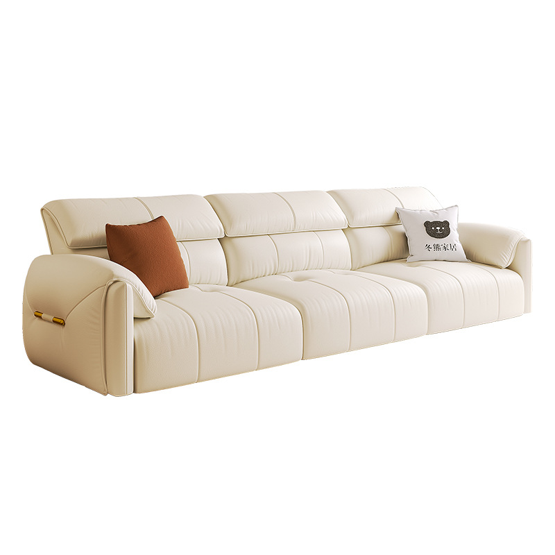 Электрический раздвижной диван Jiyu PS207 из натуральной кожи