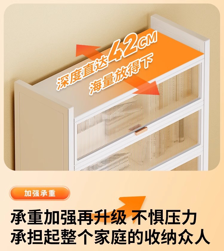 Steel Bookcase Storage Cabinet Integrated with Door Children's Bookshelf Dustproof Home Display Cabinet Floor Storage Rack Storage Cabinet