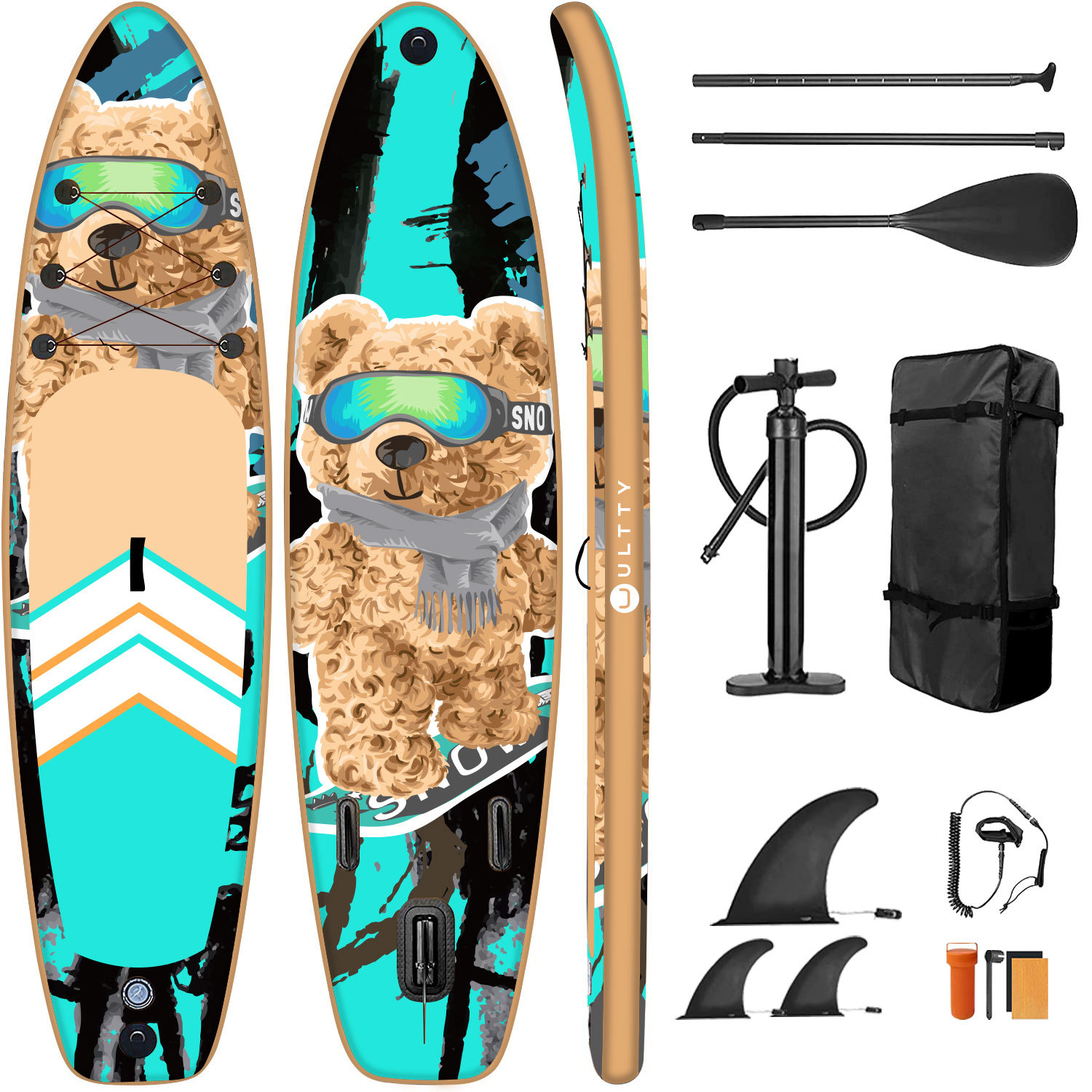ULTRATY Cross border Sup Paddleboard Inflatable Stand Upright Paddle Board Adult Water Yoga Support Board Surfboard