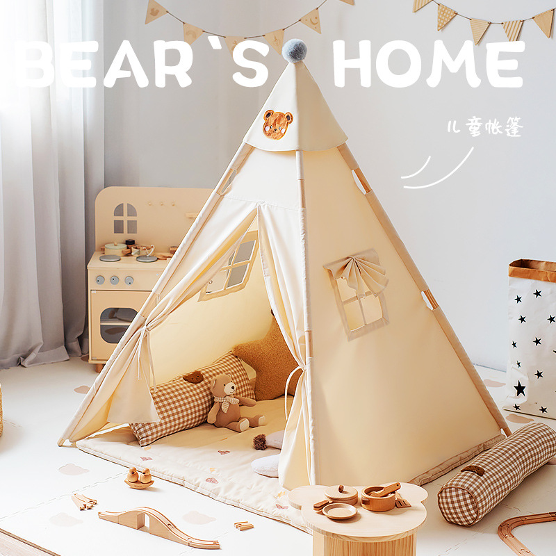 Children's Tent Indoor Indian Home Baby Princess Small House Boys and Girls Toy Game House Secret Base