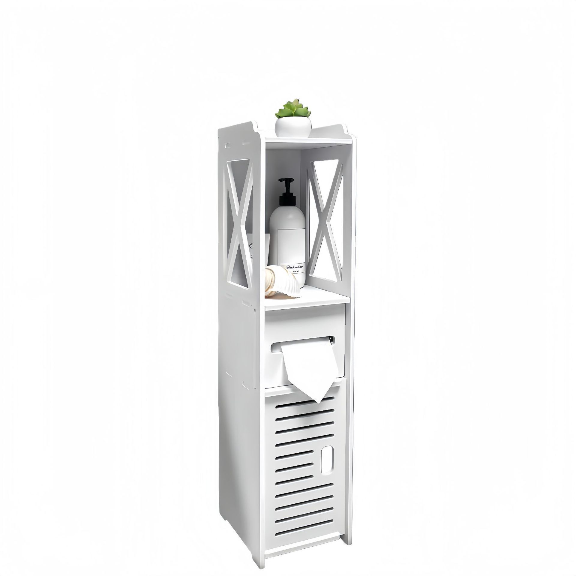 Bathroom storage cabinet, side cabinet, narrow cabinet, floor standing toilet, toilet shelf, standing cabinet, side cabinet, bathroom cabinet