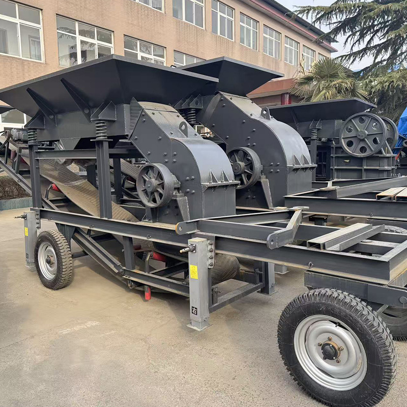 锤式破碎机 大小型青石锤式制砂机 玻璃建筑垃圾粉碎机锤式破碎机