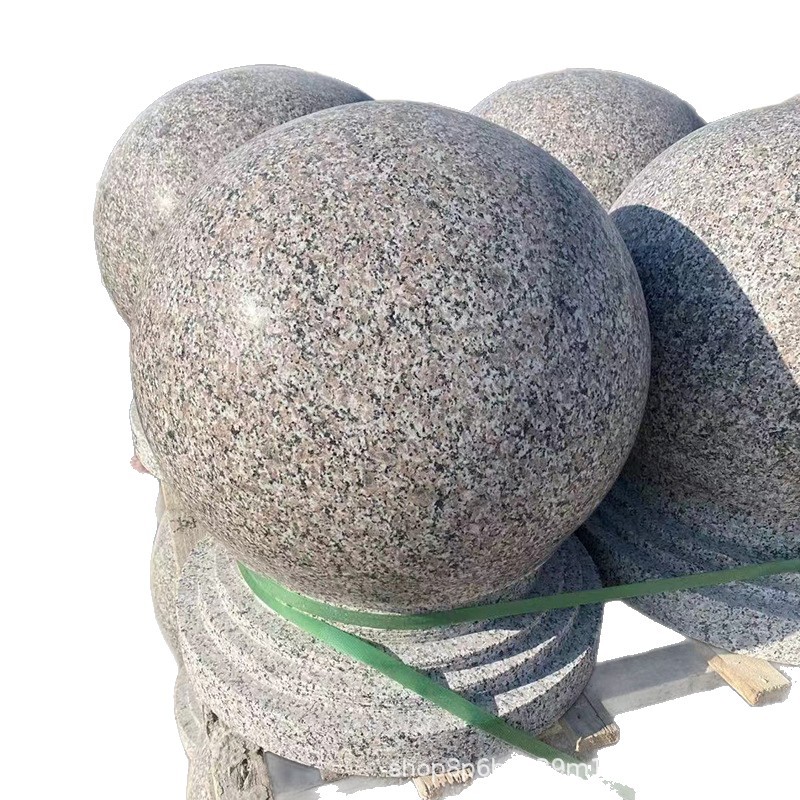 Дорожный блокирующий шар из серого гранита Advanced Stone