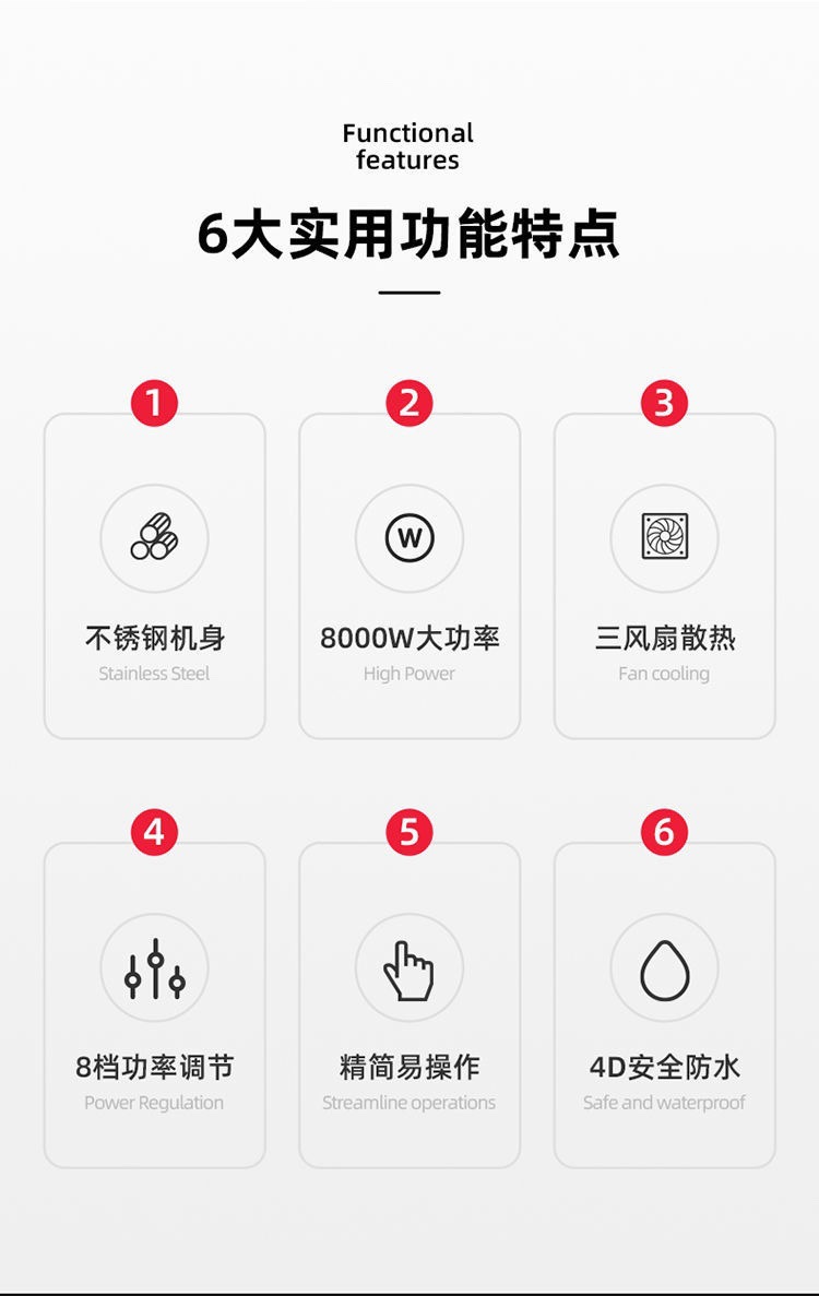 商用电磁炉大功率餐厅猛火凹灶商食堂快餐店凹面电磁灶厂家批发