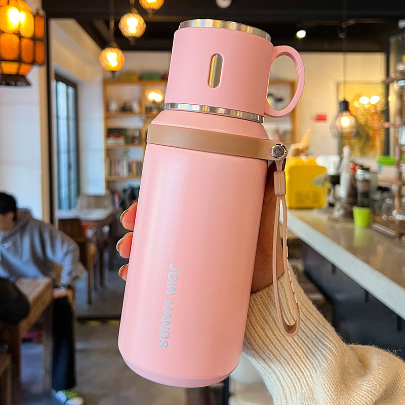 316 stainless steel insulated cup for men and women, outdoor car water cup, portable, thick double-layer vacuum insulated cup, customized