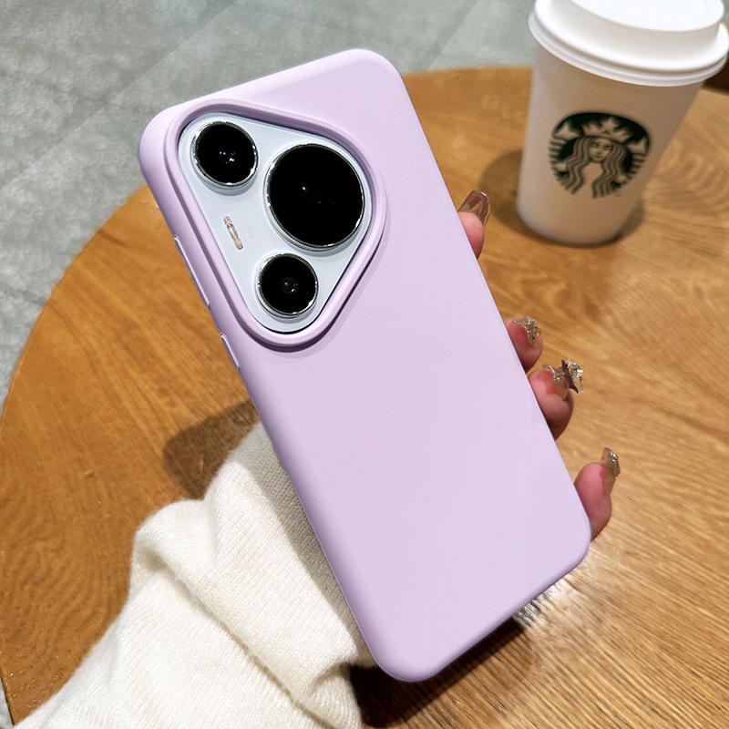 Suitable for Huawei Mate80pro liquid silicone Pura70 phone case Nova14Pro protective P60 set 50 soft