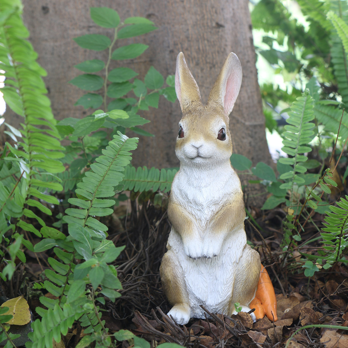 Rural style rabbit ornaments, kindergarten plant corner decorations, courtyard gardens, wedding decorations, art pieces, Easter ornaments
